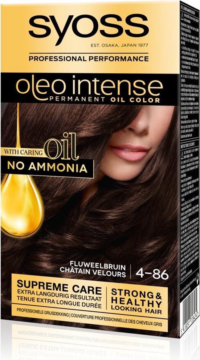 Syoss Haarverf - Oleo Intense 4-86 Fluweelbruin
