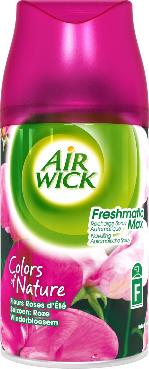 Airwick Freshmatic Luchtverfrisser Navulling Vlinderbloesem - 250 ml - Roze