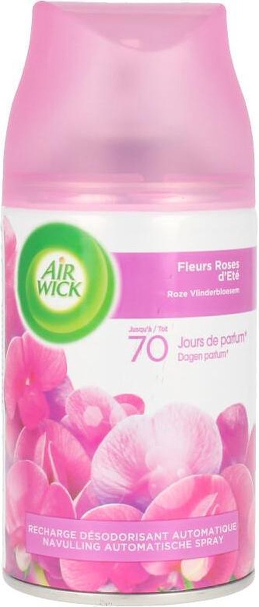 Airwick Freshmatic Luchtverfrisser Navulling Vlinderbloesem - 250 ml - Roze