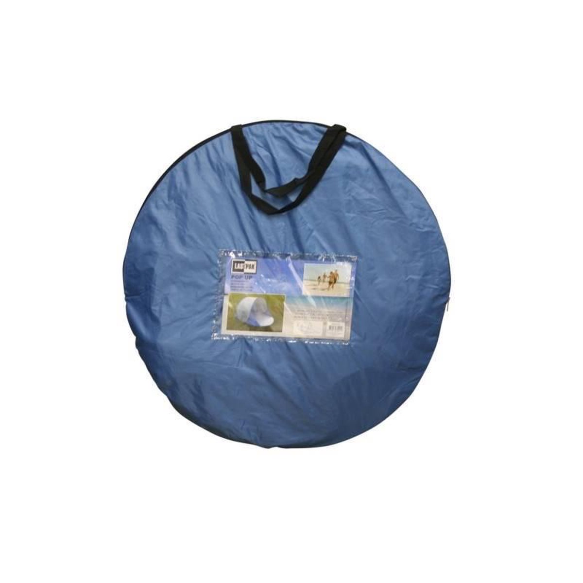 Huismerk Strandtent Pop Up - Hitte & uv Beschermd mix Color - 195 x 100 x 85 cm - Blauw