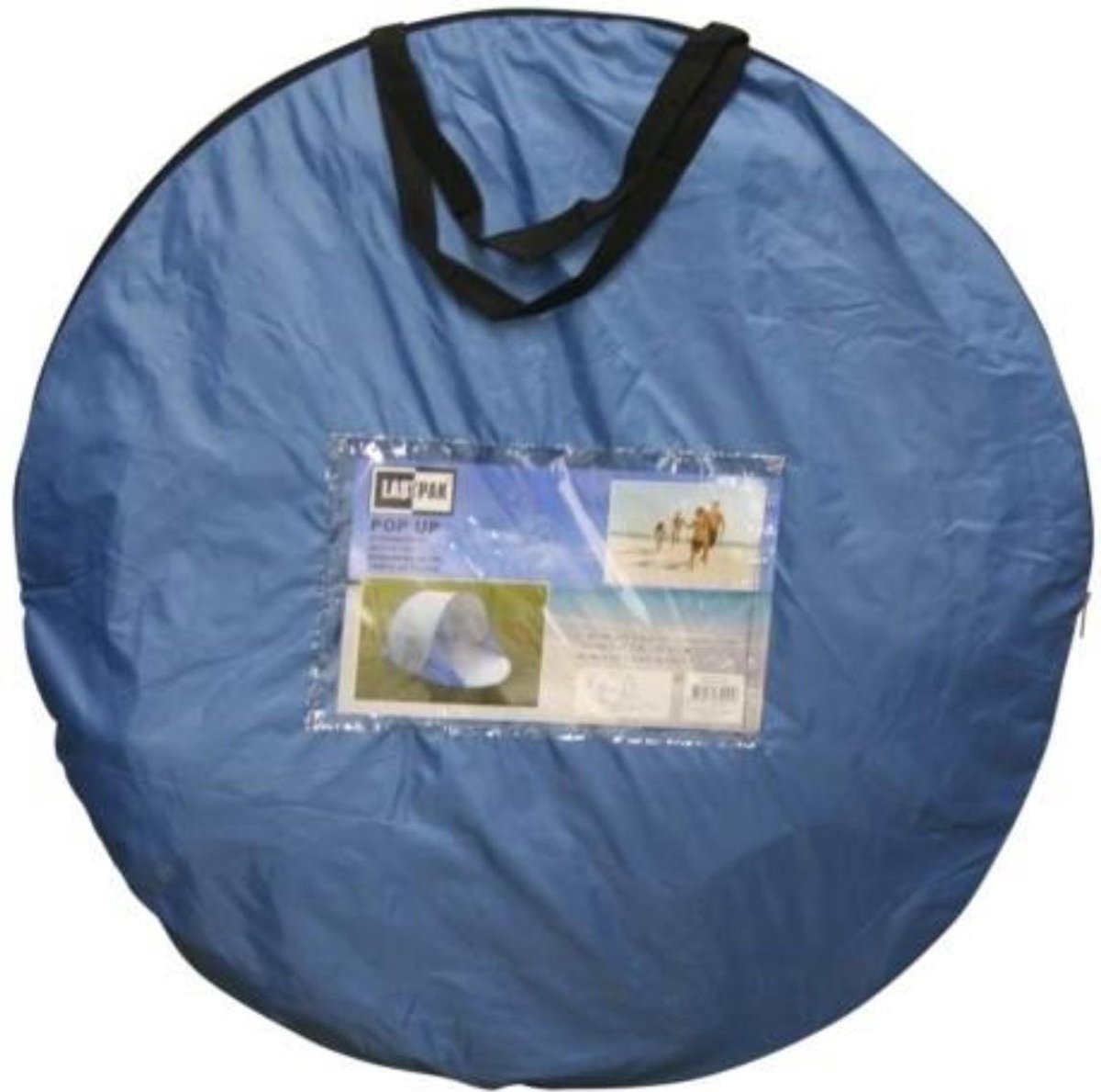Huismerk Strandtent Pop Up - Hitte & uv Beschermd mix Color - 195 x 100 x 85 cm - Blauw