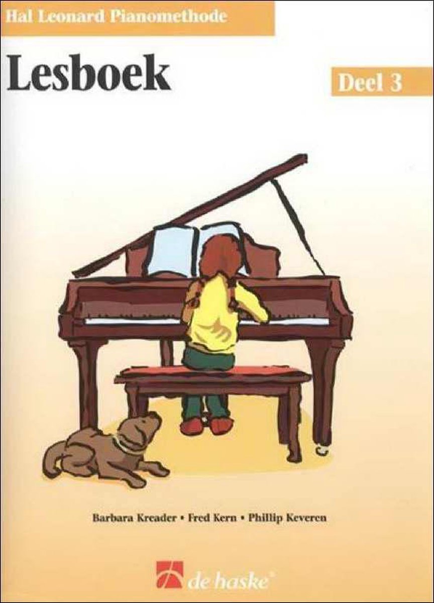 De Haske Hal Leonard pianomethode lesboek 3 pianoboek