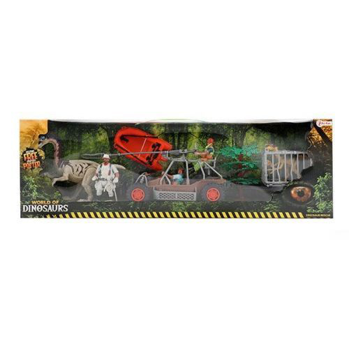 Huismerk Toi-Toys World Of Dinosaurs Rescue XXL Speelset - 9 delig