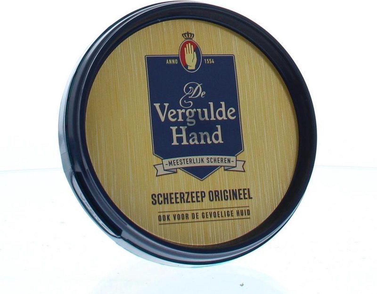 Vergulde Hand Scheerzeep - 75 gr.