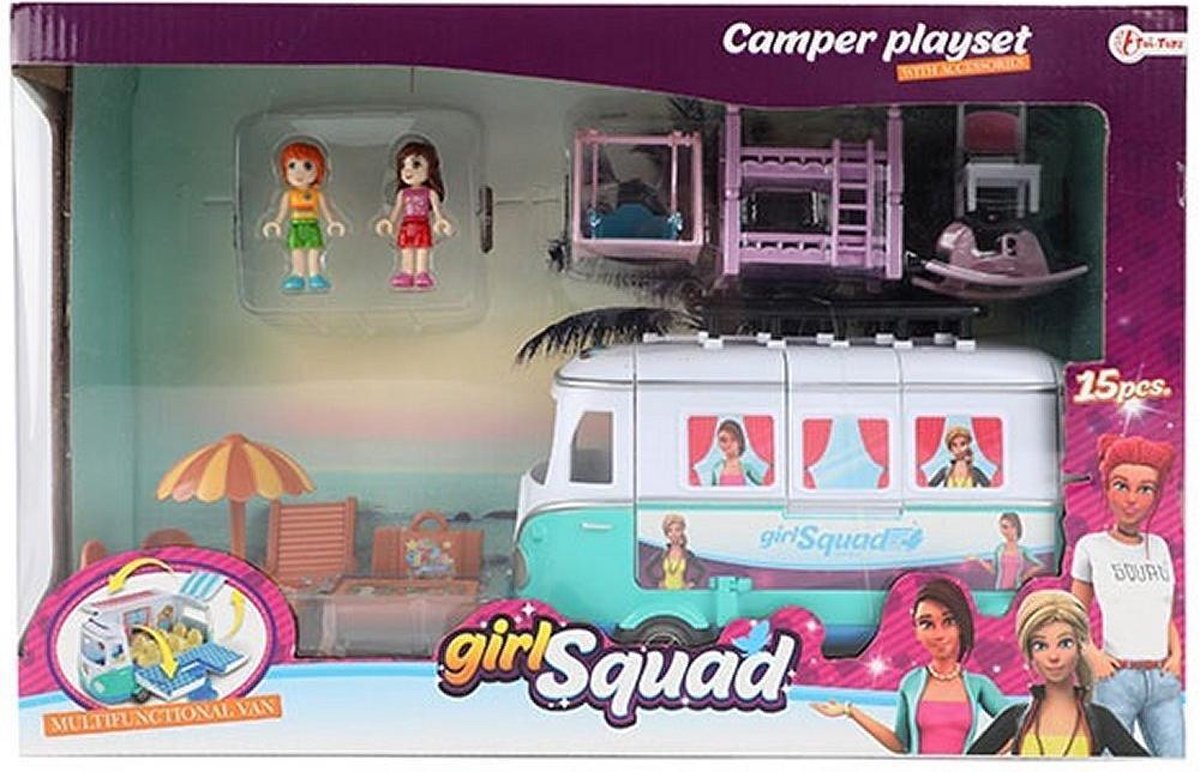 Toi-Toys Toi Toys Girl Squad Speelset Camper - 43 x 28 cm