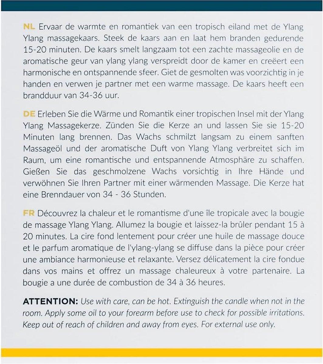 kaars Ylang Ylang - 200g