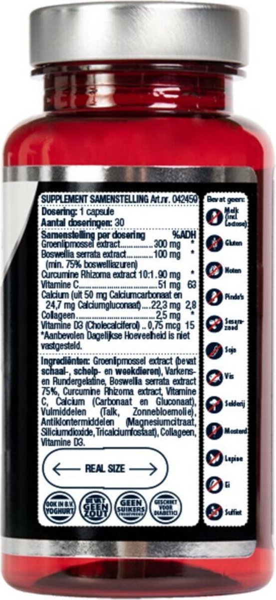 Lucovitaal Supplementlipmossel Complex - 30 Capsules - Groen