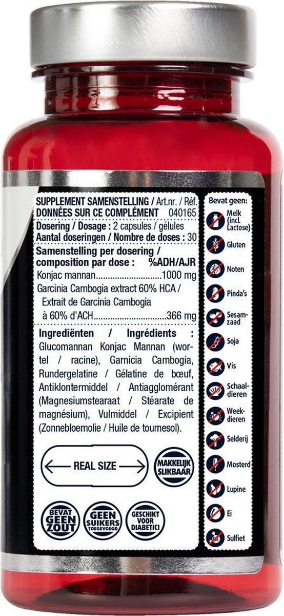 Lucovitaal Supplementen - Garcinia Cambogia 60 capsules