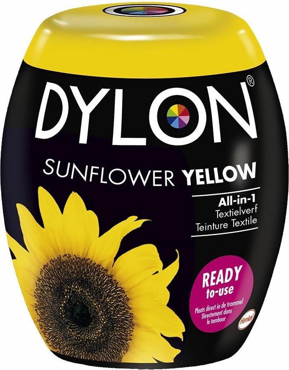 Dylon Wasmachine Textielverf Pods - Sunflower Yellow 350g