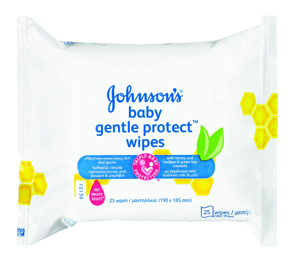 Johnson & Johnson Johnson&apos;s Baby Gentle Protect Doekjes - 25st