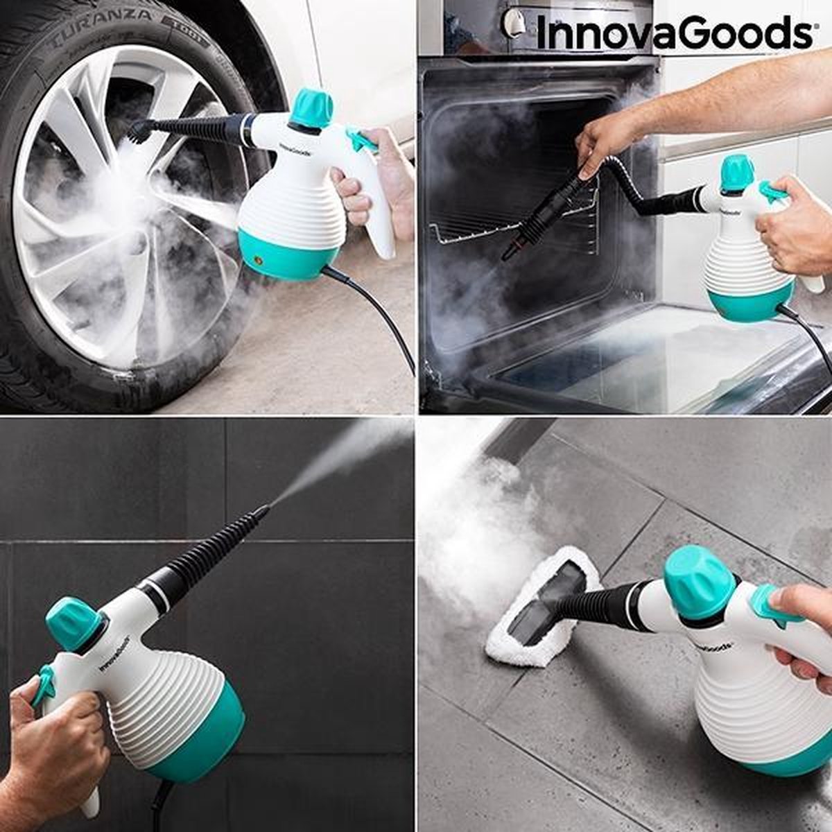 Innovagoods 9-in-1 Handstoomreiniger Multifunctioneel - 1000W