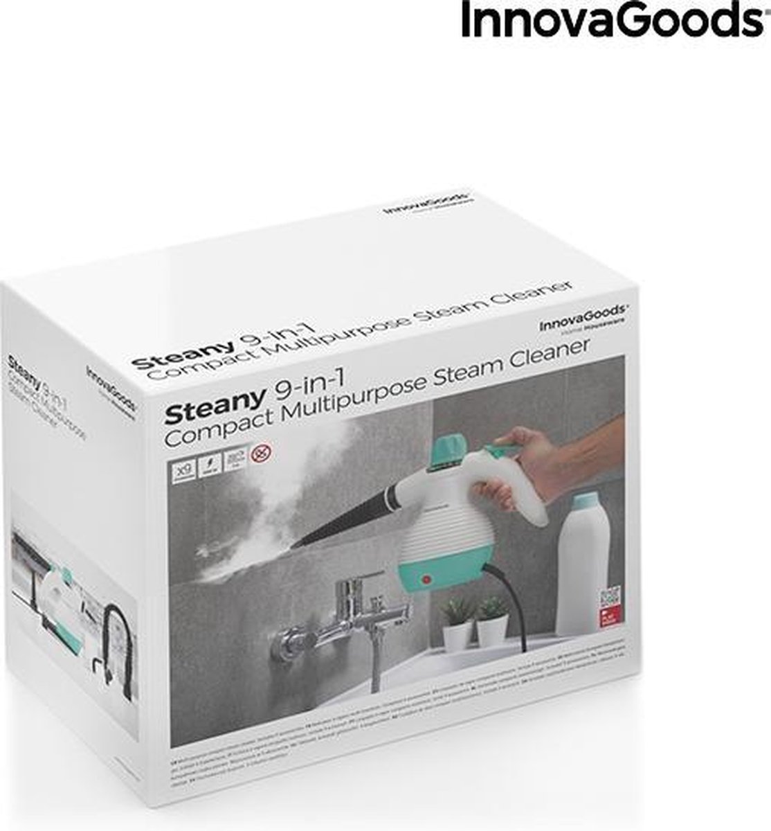 Innovagoods 9-in-1 Handstoomreiniger Multifunctioneel - 1000W