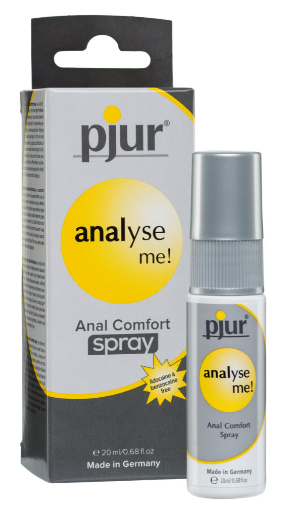 Pjur Anal Comfort Spray - 20 ml - Zwart