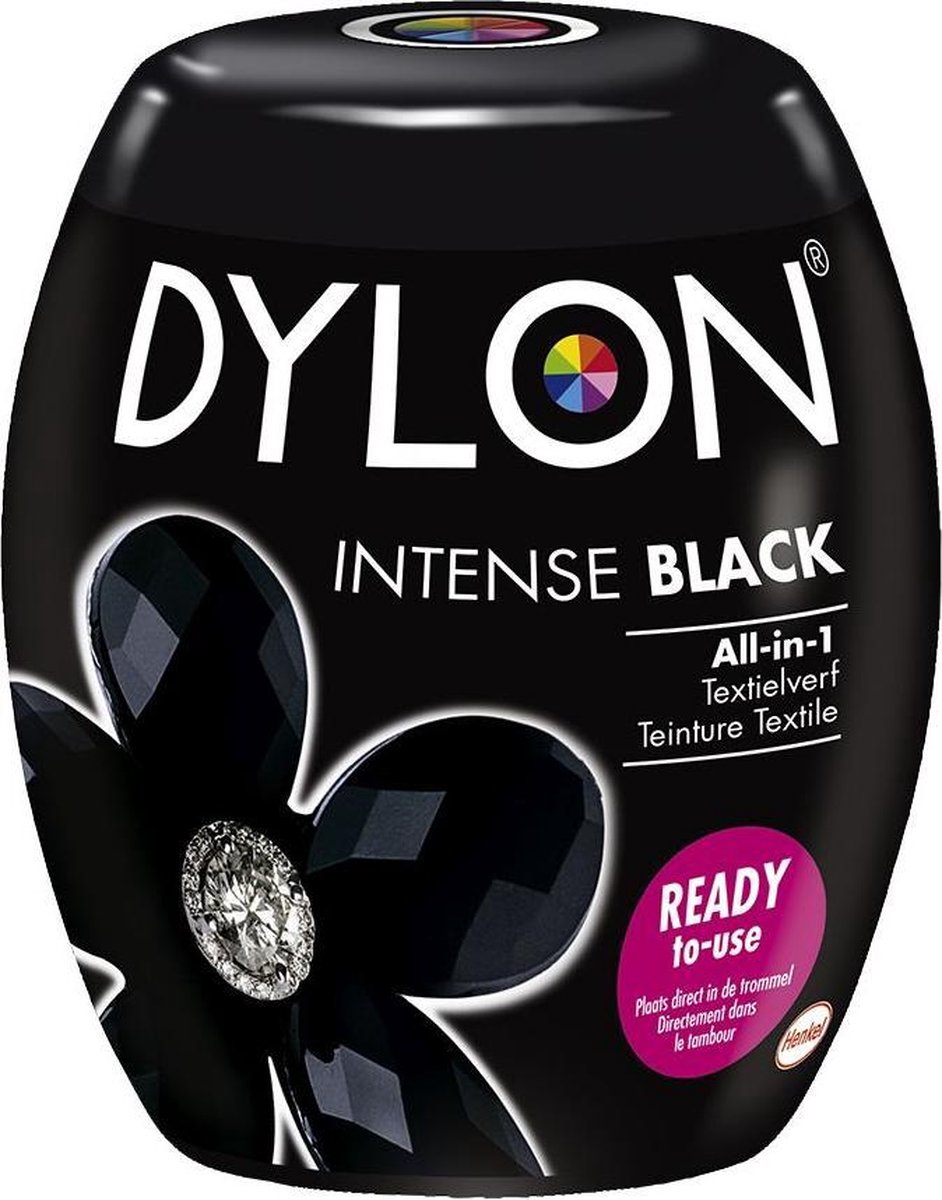 Dylon Wasmachine Textielverf Pods - Intense Black 350g