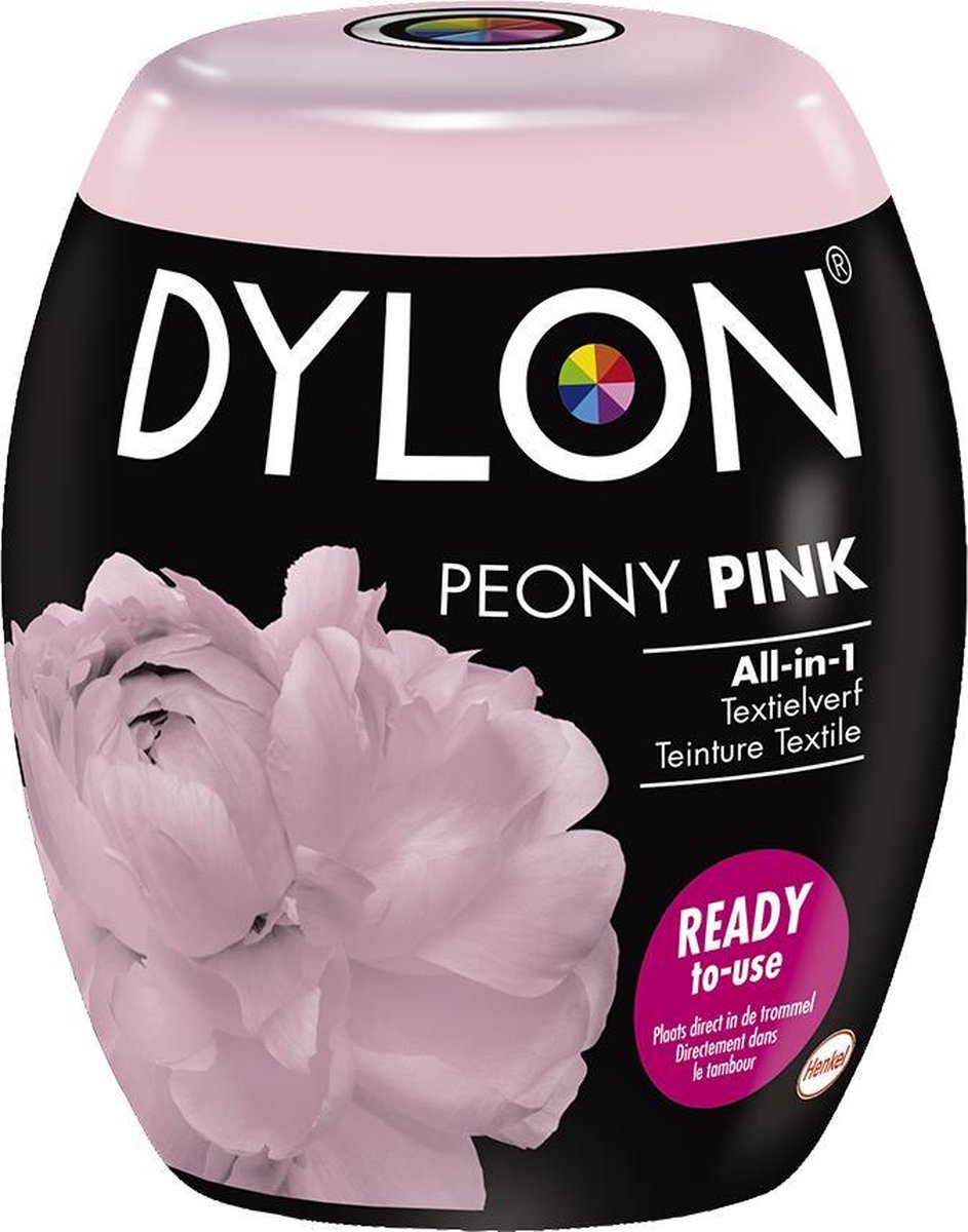 Dylon Wasmachine Textielverf Pods - Peony Pink 350g