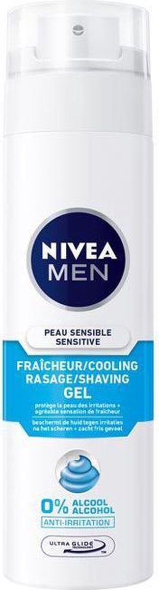 Nivea Scheergel Men - Sensitive Cooling 200 ml.