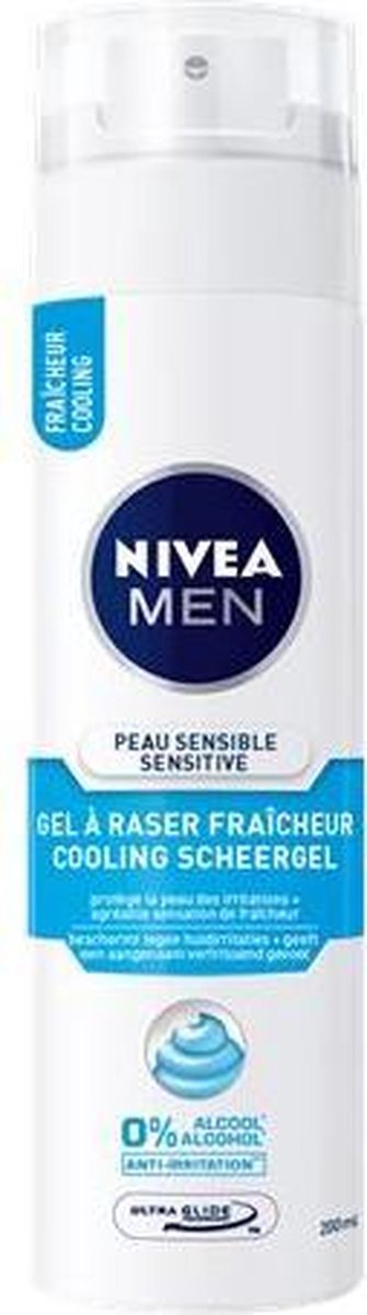 Nivea Scheergel Men - Sensitive Cooling 200 ml.