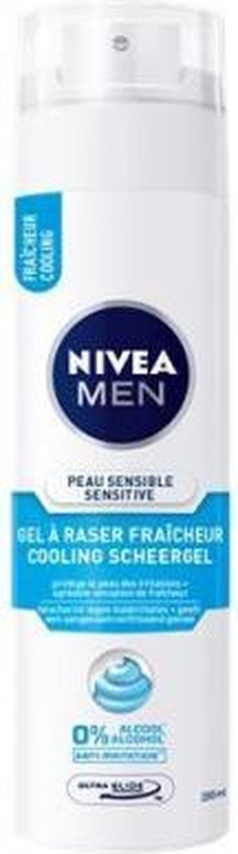 Nivea Scheergel Men - Sensitive Cooling 200 ml.