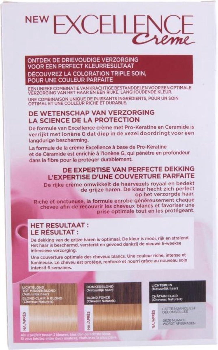 L´Oréal Paris L'Oreal Haarverf - Excellence Crème nr. 10 Extra Lichtblond - Silver