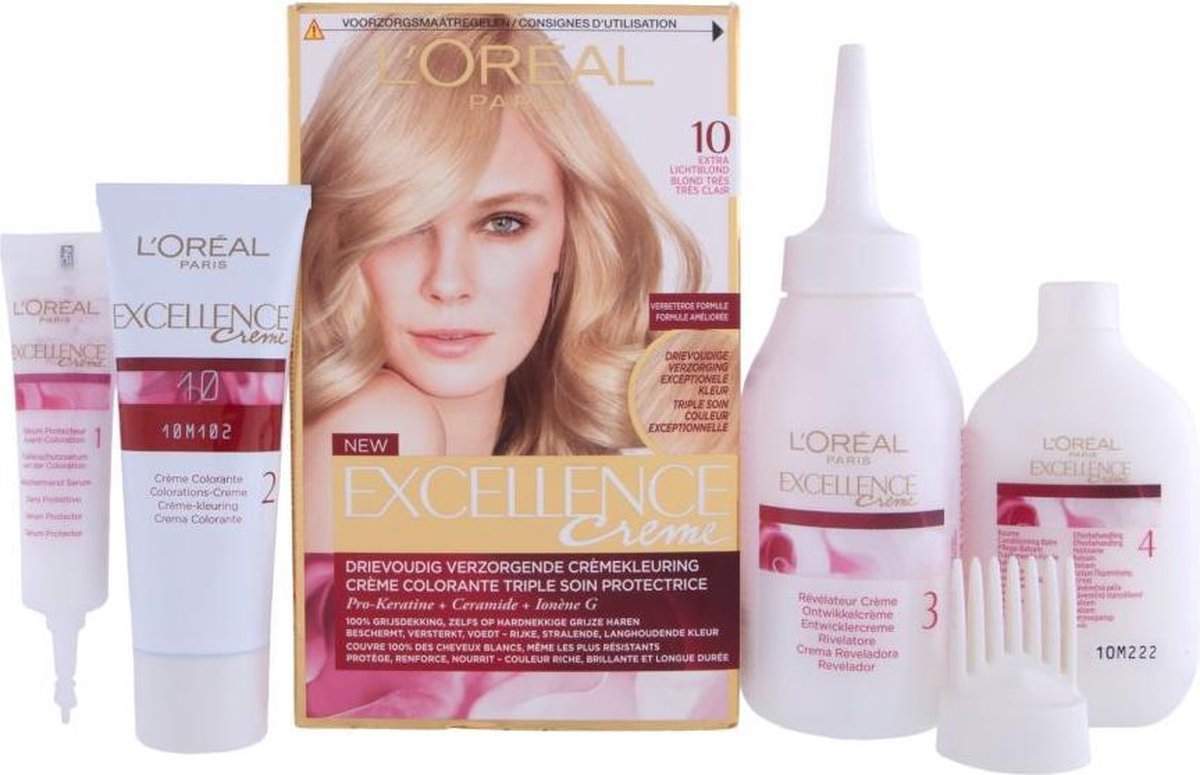 L´Oréal Paris L'Oreal Haarverf - Excellence Crème nr. 10 Extra Lichtblond - Silver
