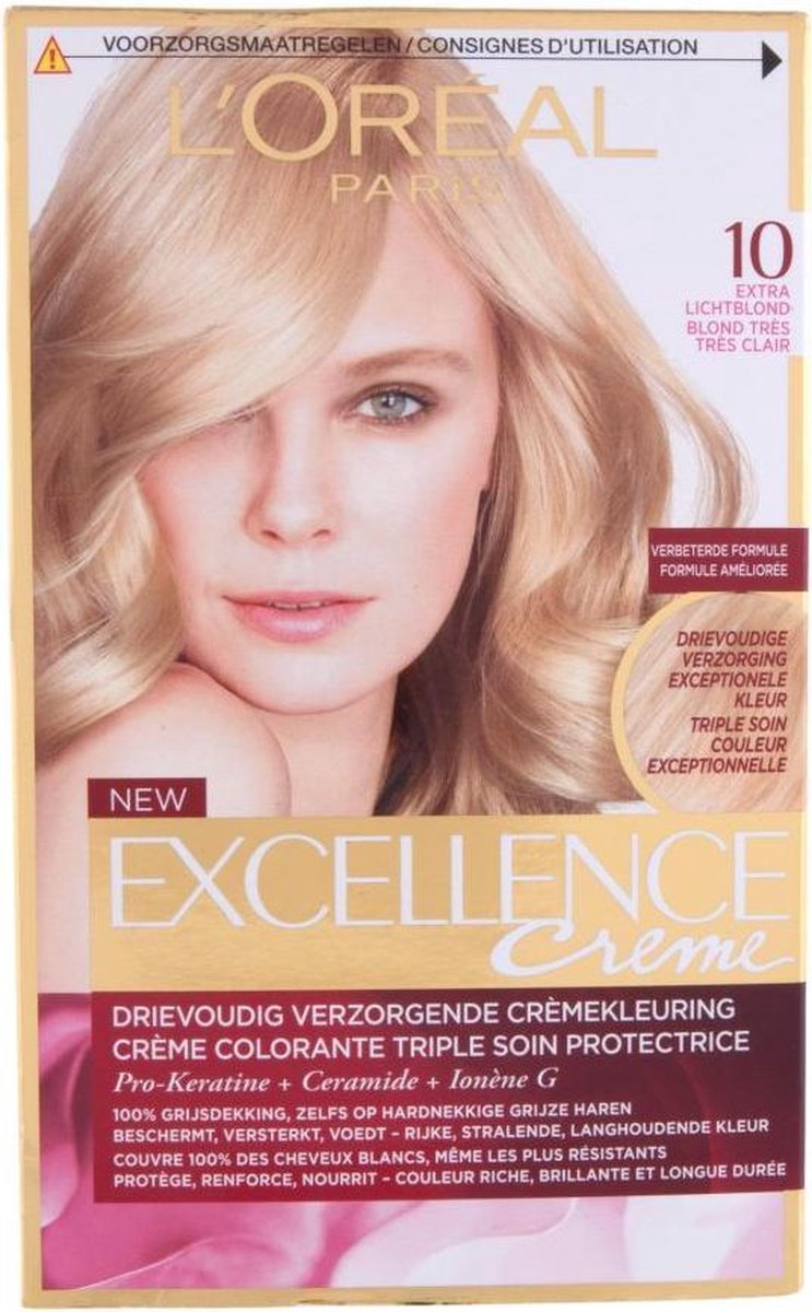L´Oréal Paris L'Oreal Haarverf - Excellence Crème nr. 10 Extra Lichtblond - Silver