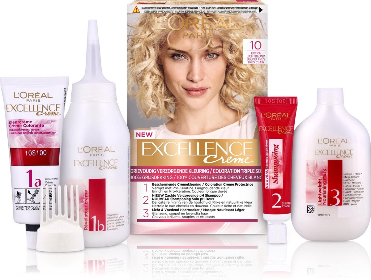 L´Oréal Paris L'Oreal Haarverf - Excellence Crème nr. 10 Extra Lichtblond - Silver