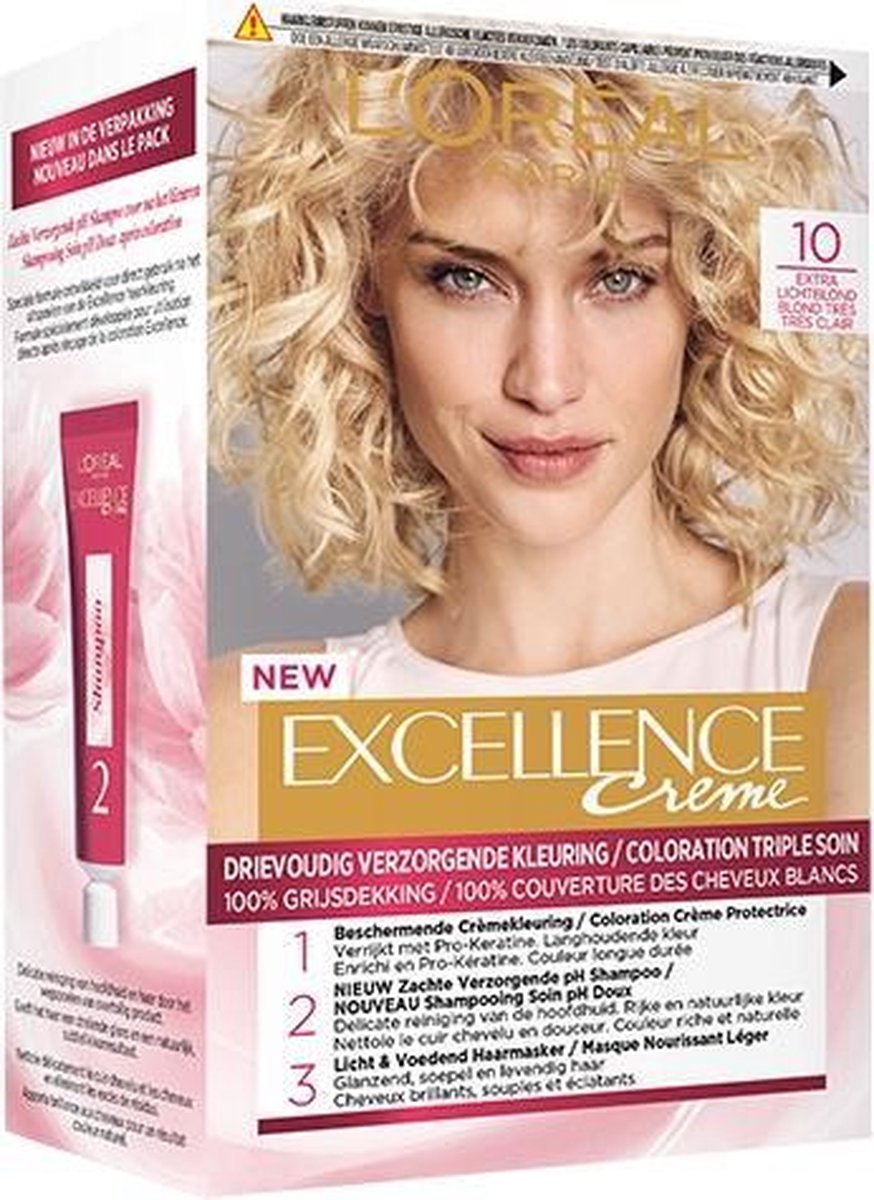 L´Oréal Paris L'Oreal Haarverf - Excellence Crème nr. 10 Extra Lichtblond - Silver