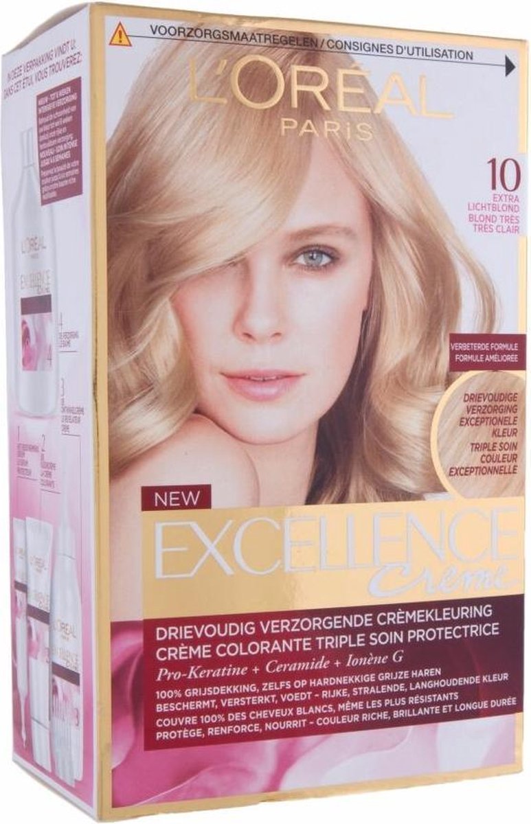 L´Oréal Paris L'Oreal Haarverf - Excellence Crème nr. 10 Extra Lichtblond - Silver