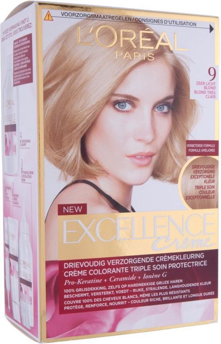 L´Oréal Paris L'Oreal Haarverf - Excellence Creme nr. 9 Zeer Licht Blond