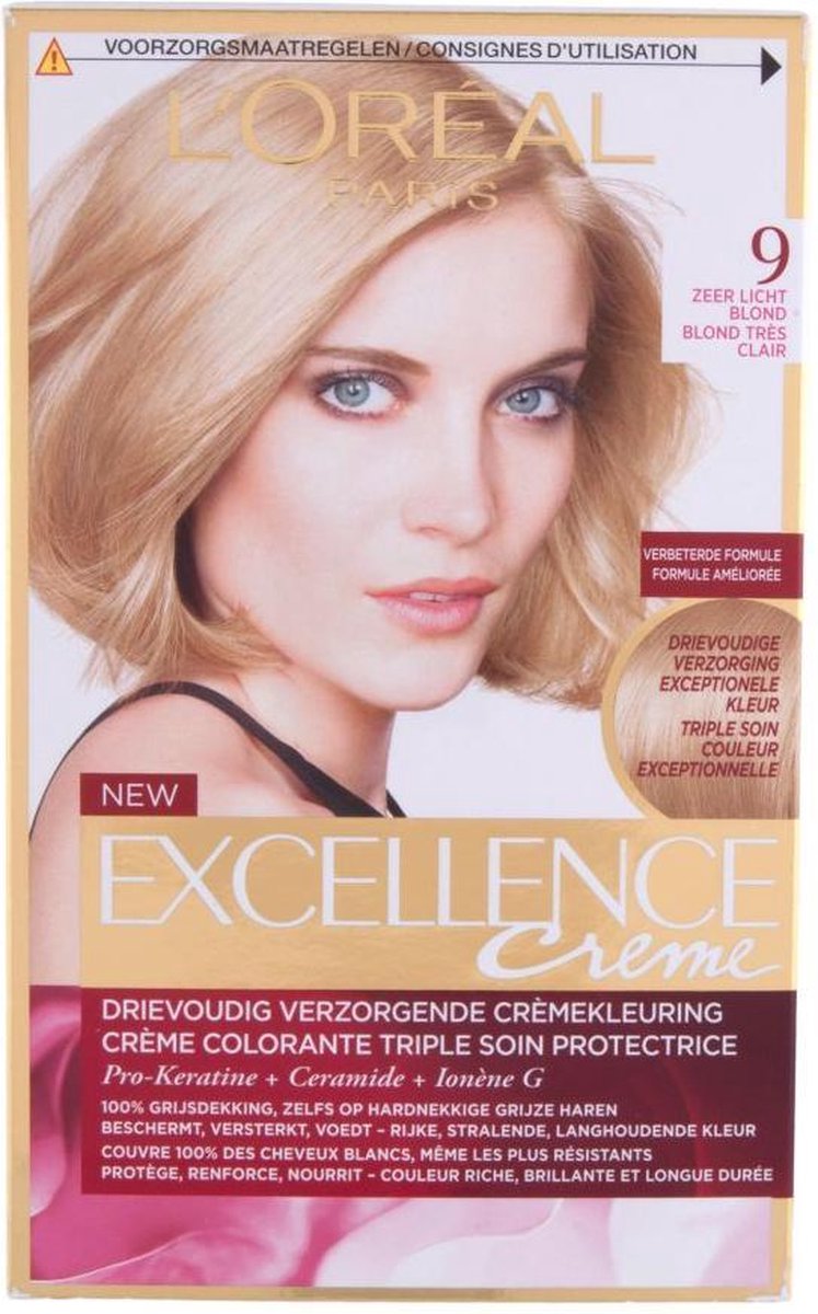 L´Oréal Paris L&apos;Oreal Haarverf - Excellence Creme nr. 9 Zeer Licht Blond