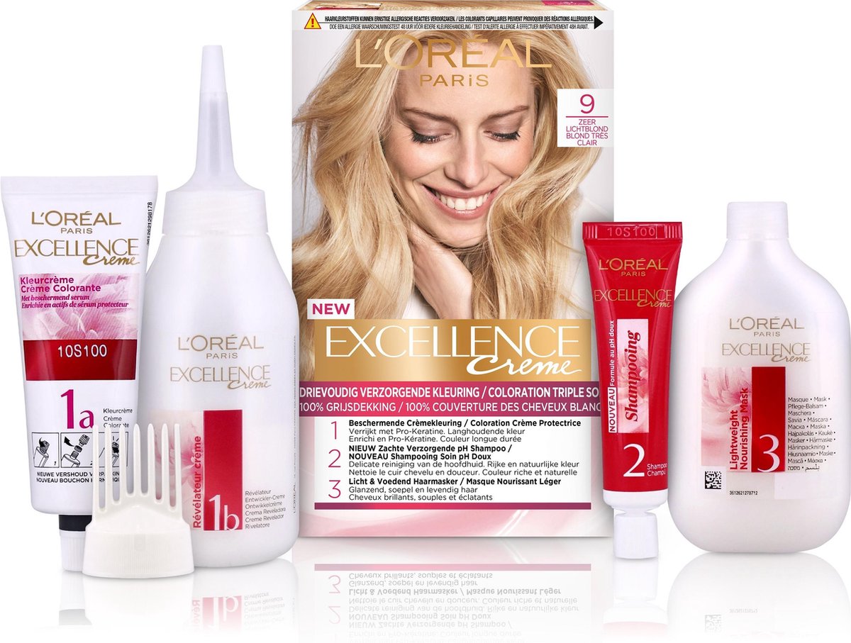 L´Oréal Paris L'Oreal Haarverf - Excellence Creme nr. 9 Zeer Licht Blond