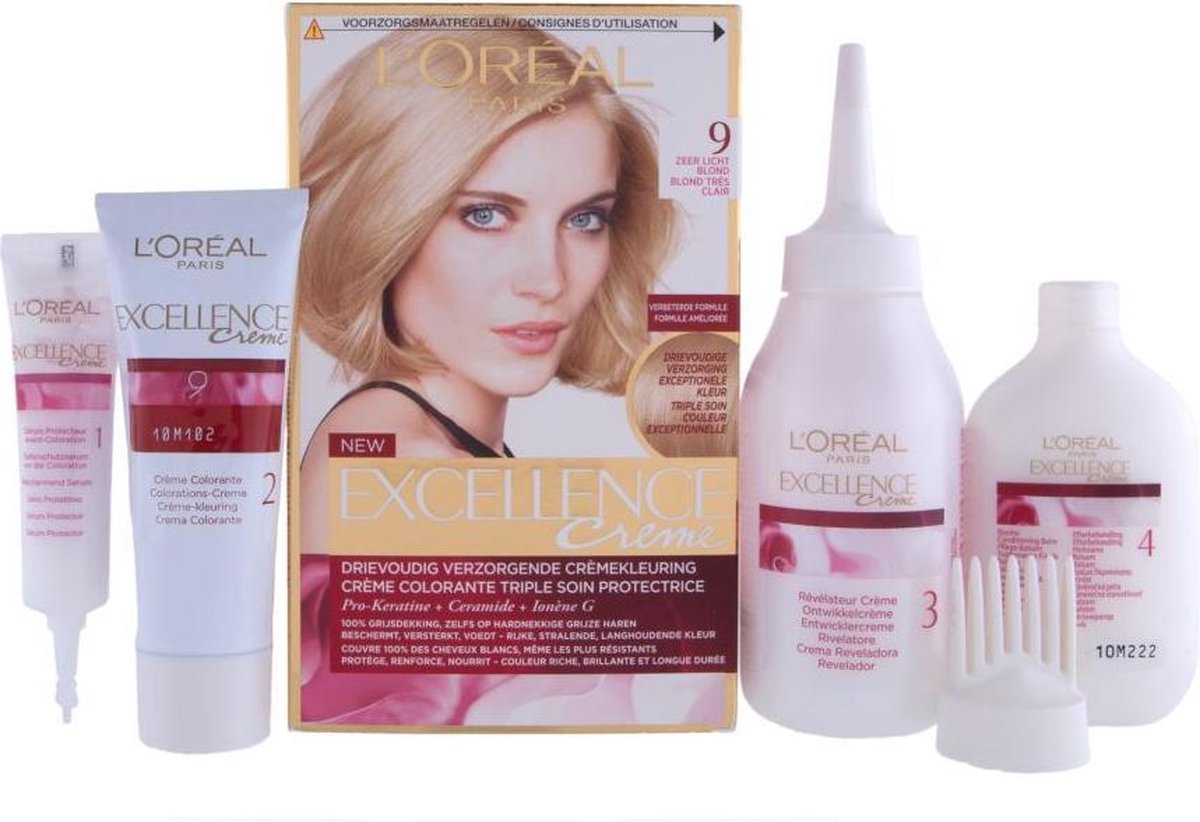 L´Oréal Paris L'Oreal Haarverf - Excellence Creme nr. 9 Zeer Licht Blond