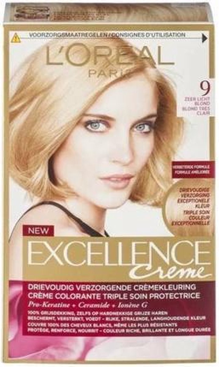 L´Oréal Paris L'Oreal Haarverf - Excellence Creme nr. 9 Zeer Licht Blond