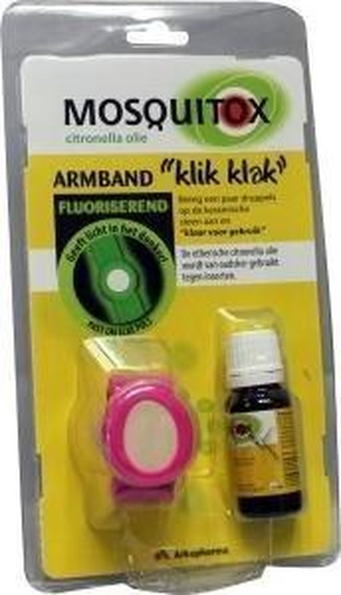 Arkopharma Mosquitox Anti-Insecten Armband + Olie - 10 ml