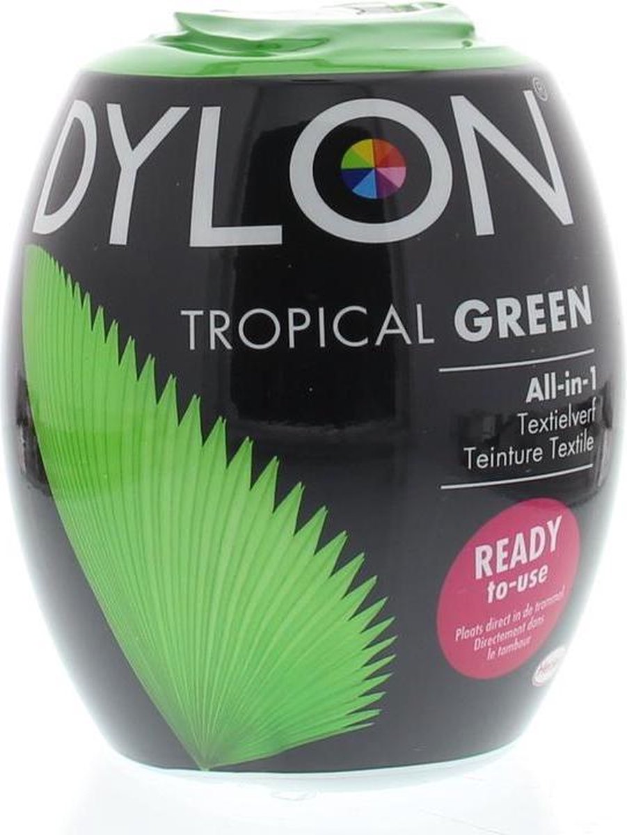 Dylon Wasmachine Textielverf Pods - Tropical Green 350g