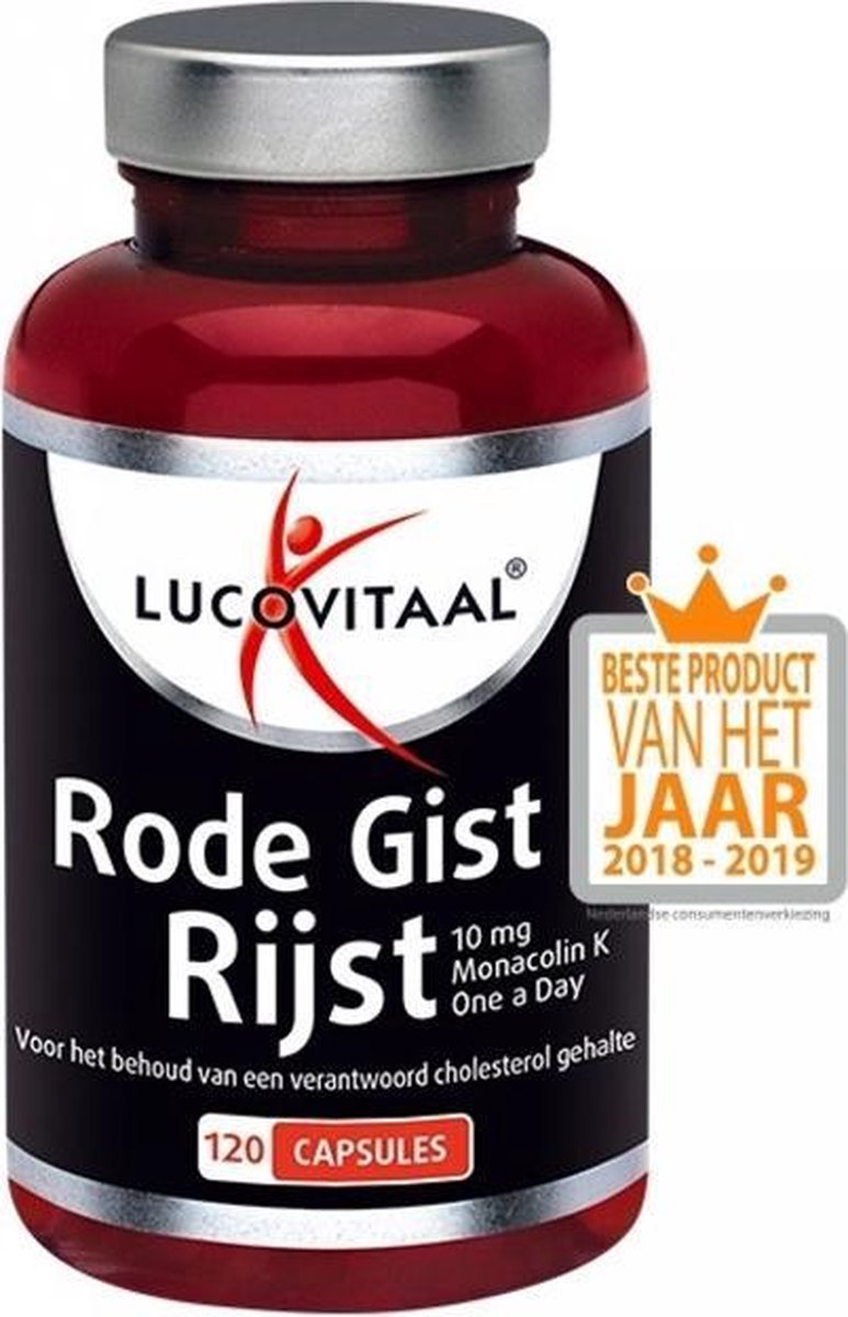 Lucovitaal Rode Gist Rijst Supplement - 120 Capsules