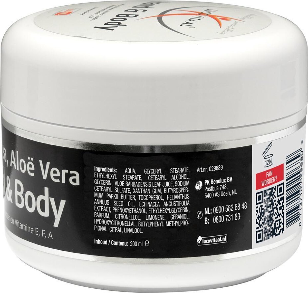Lucovitaal Hand & Body crème - 200 ml