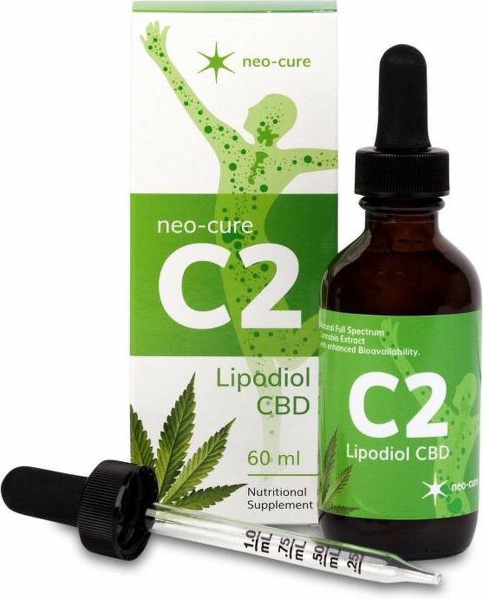 Neo Cure Neo-Cure Lipodiol Supplmenten - C2 CBD (300 mg / 7,5% CBD) 60 ml