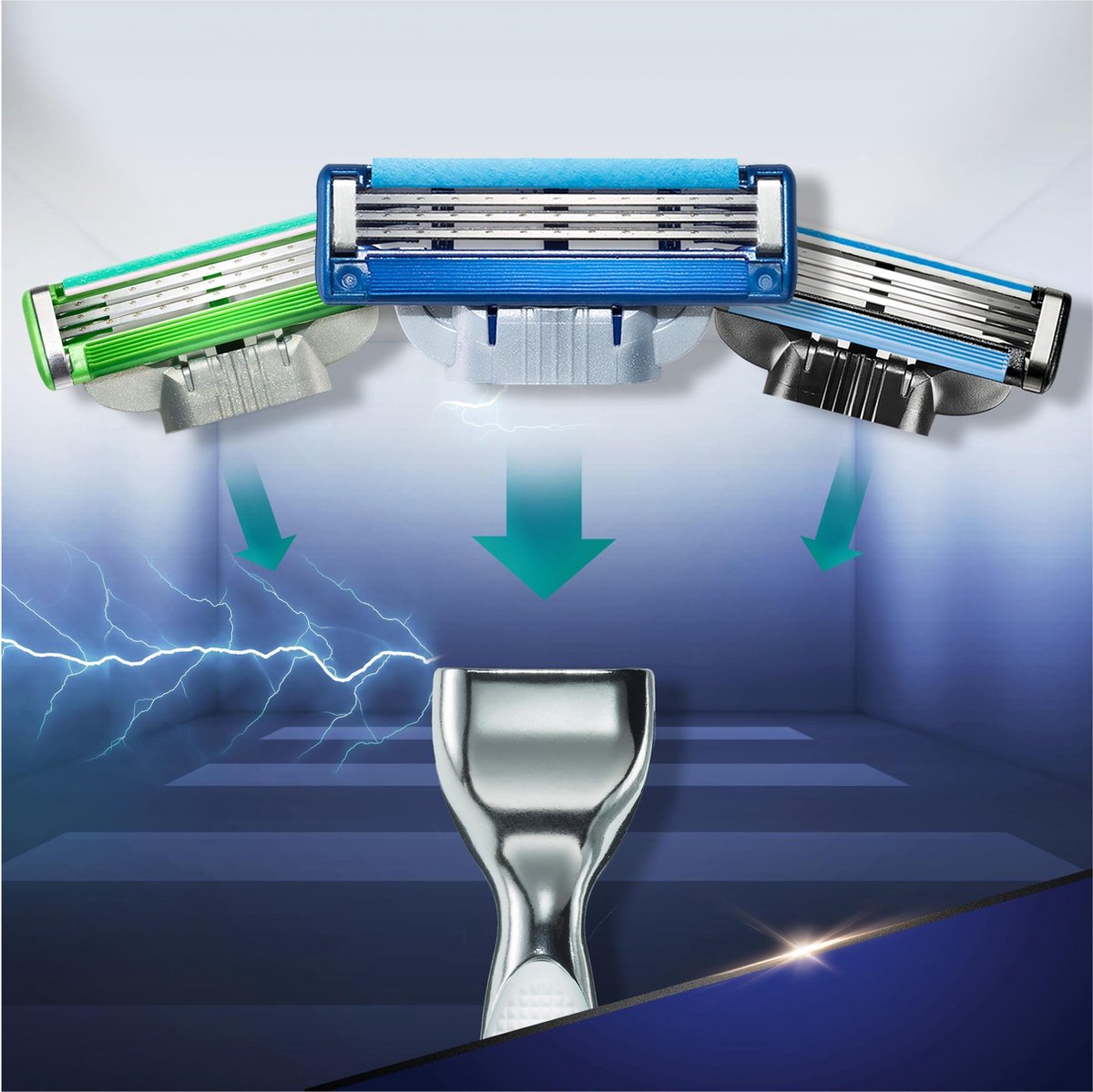 Gillette Mach3 Turbo Giftset Scheerapparaat 3up + Virtual Reality Headset
