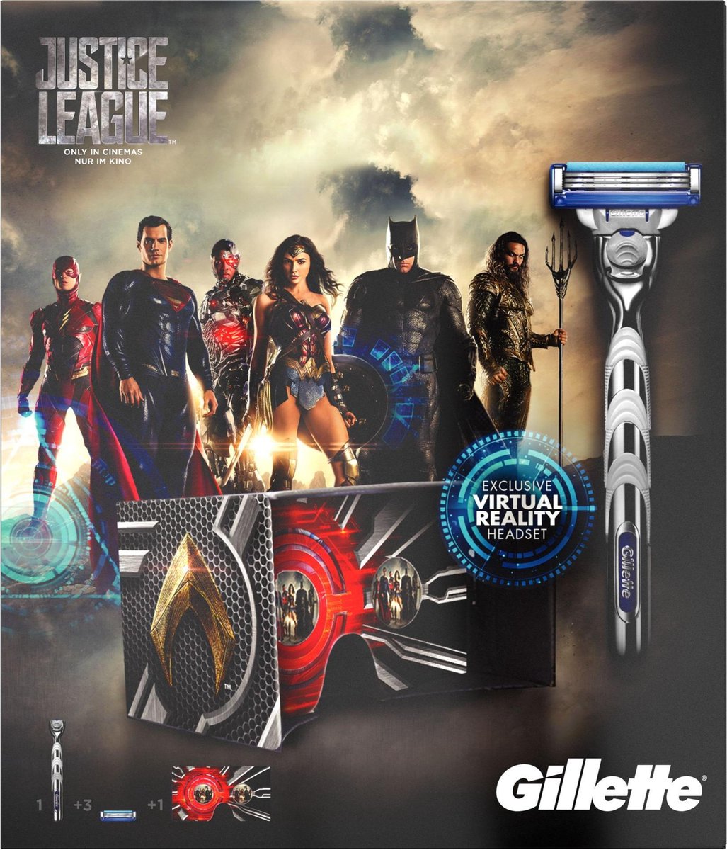 Gillette Mach3 Turbo Giftset Scheerapparaat 3up + Virtual Reality Headset