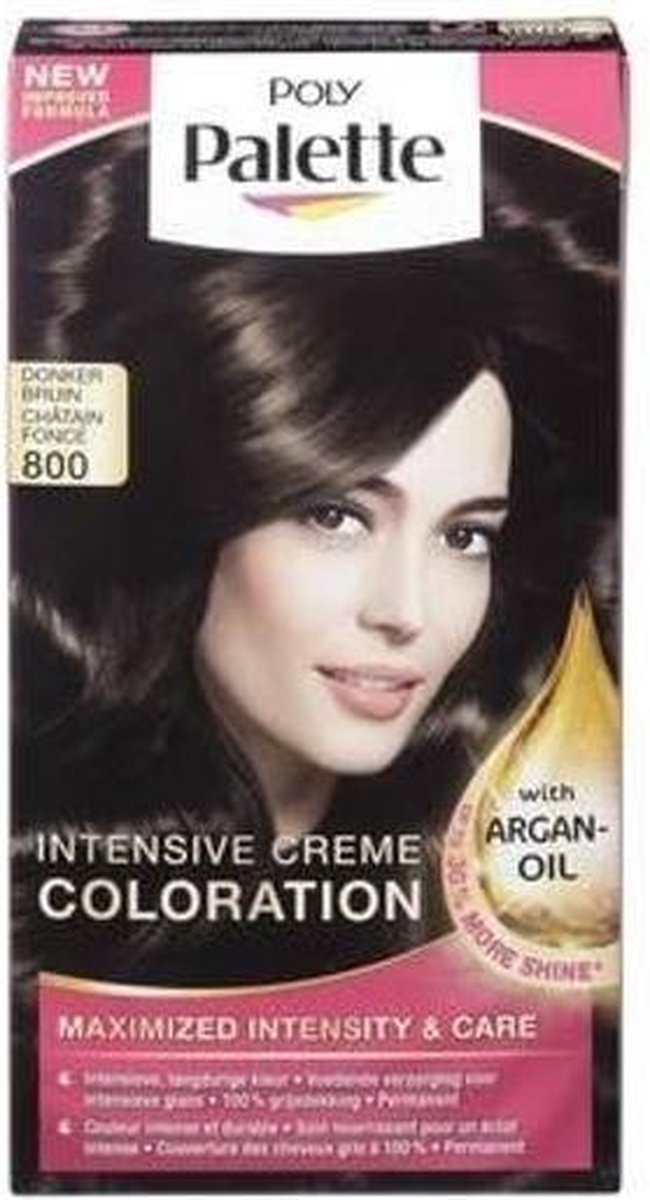 Poly Palette Schwarzkopf Haarverf - 800 Donkerbruin