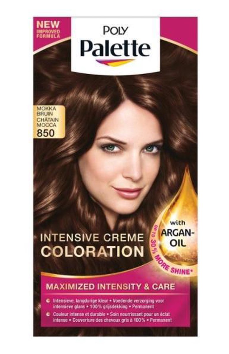 Poly Palette Schwarzkopf Haarverf - 850 Mokka - Bruin