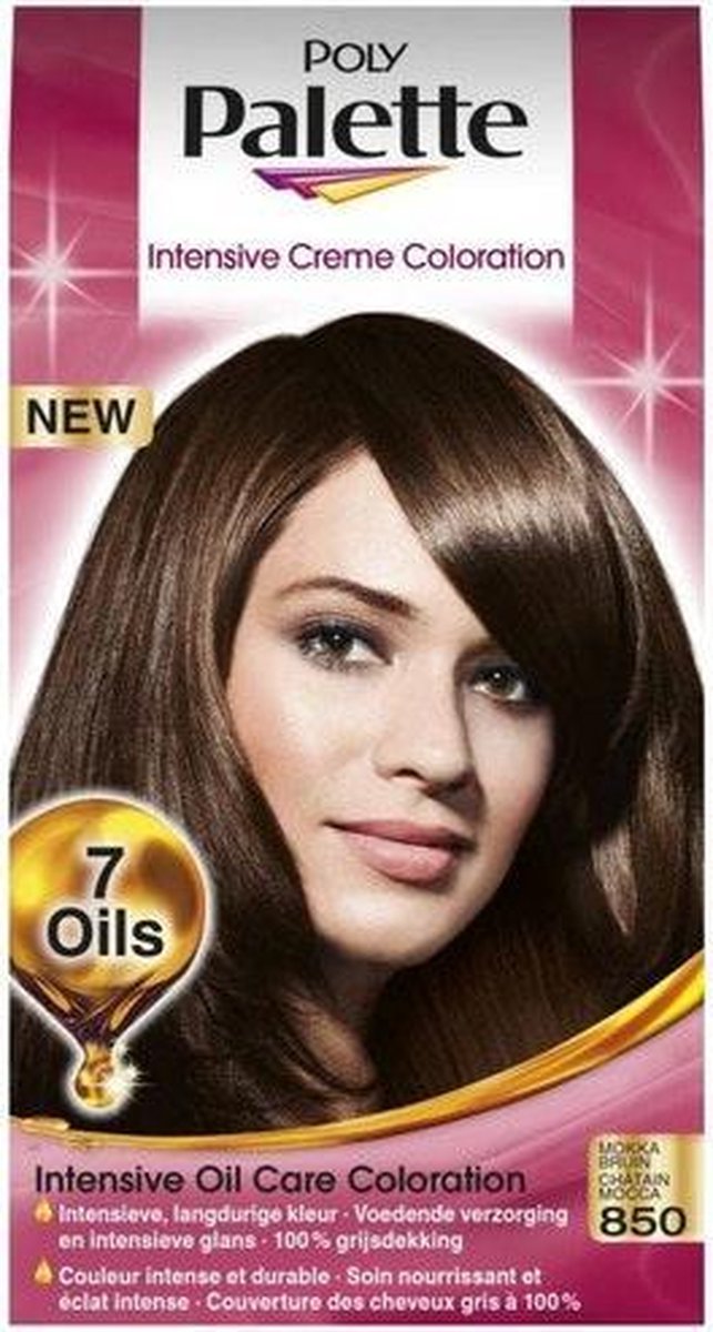 Poly Palette Schwarzkopf Haarverf - 850 Mokka - Bruin
