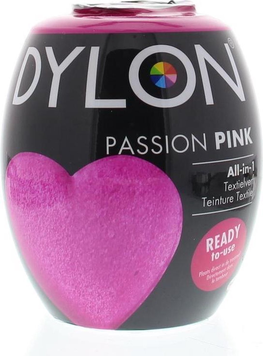 Dylon Wasmachine Textielverf Pods - Passion Pink 350g