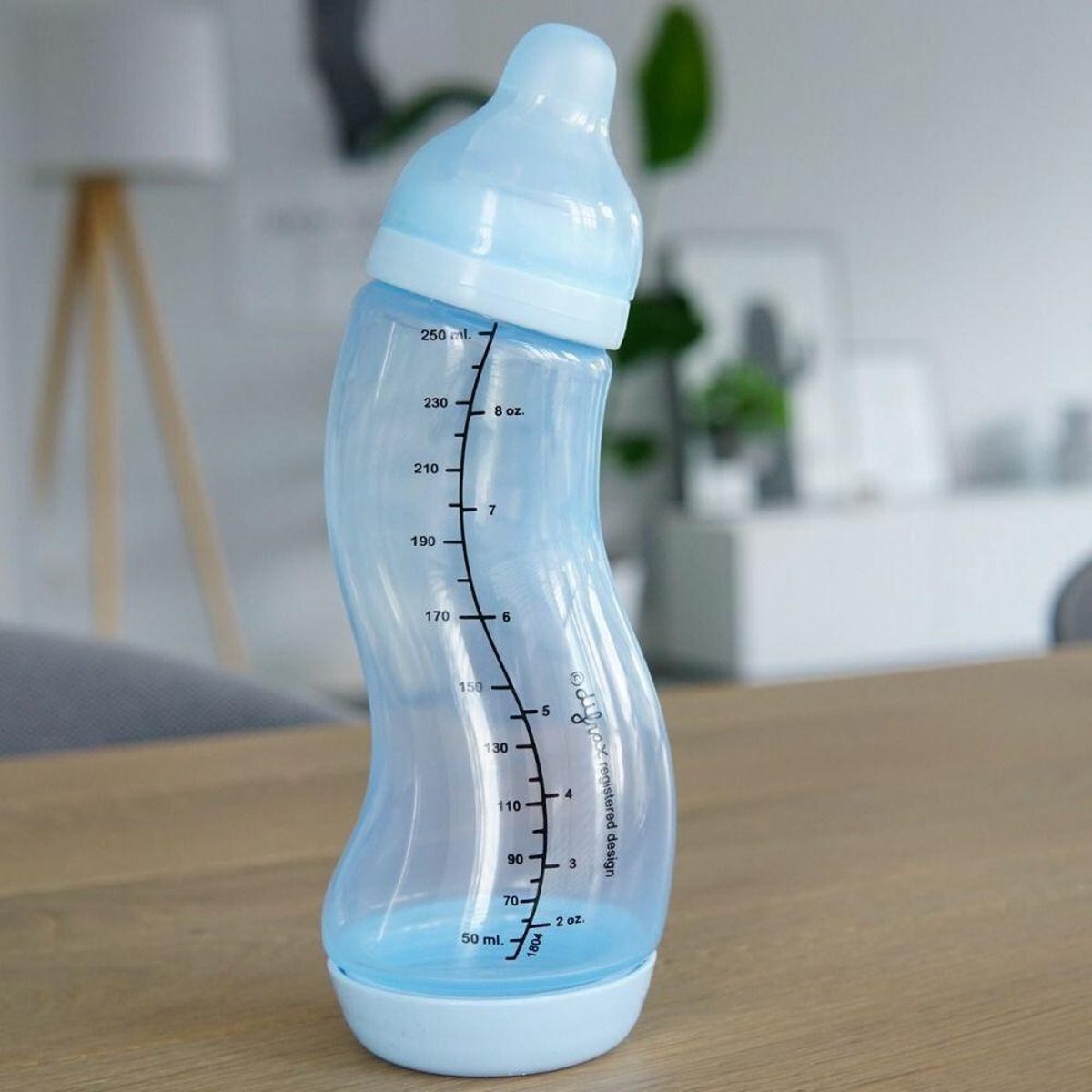 Difrax S-Fles Anti Colic 0+ maand - Lichtblauw 250 ml