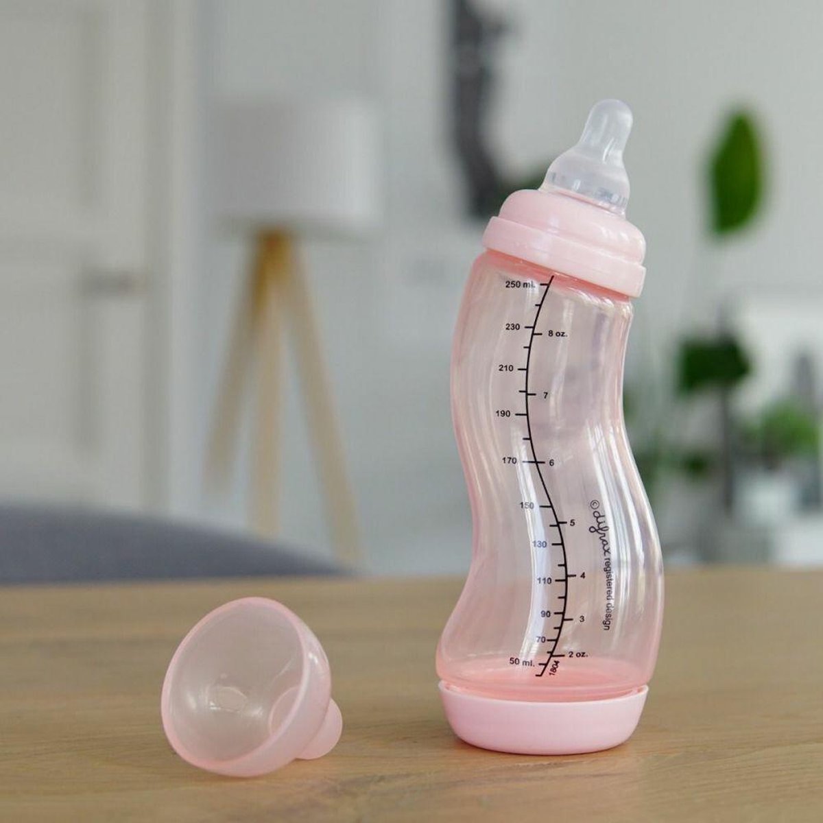 Difrax S-Fles Anti Colic 0+ maand - Lichtblauw 250 ml