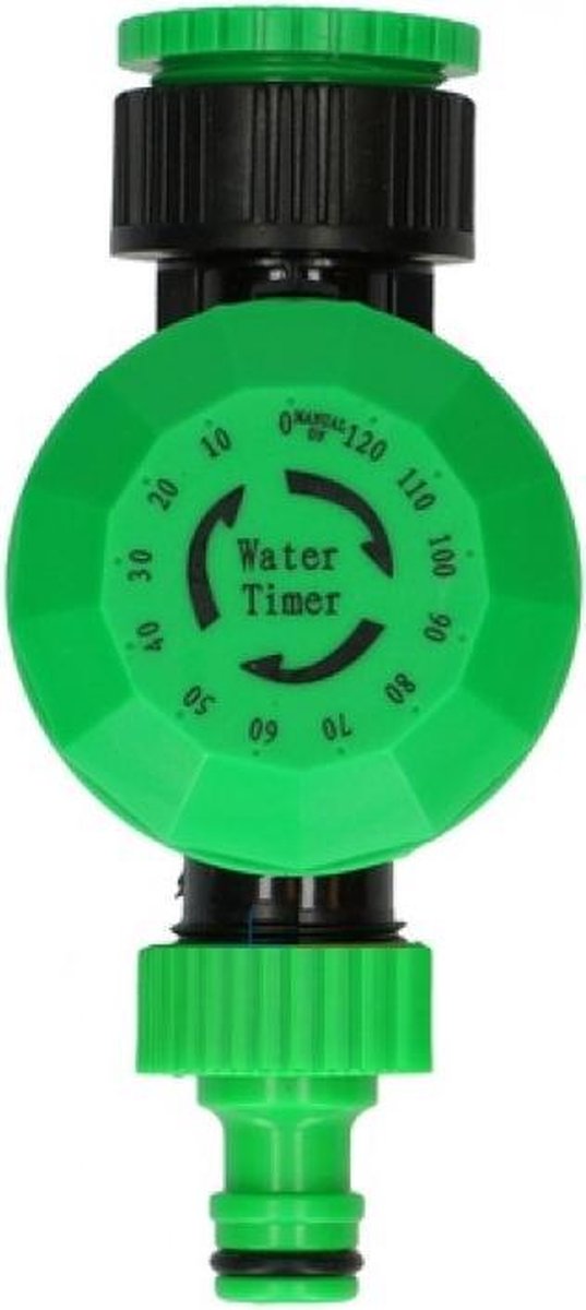 Kinzo Watertimer Tuinslang - Universeel & Verstelbaar 15x10cm - Groen
