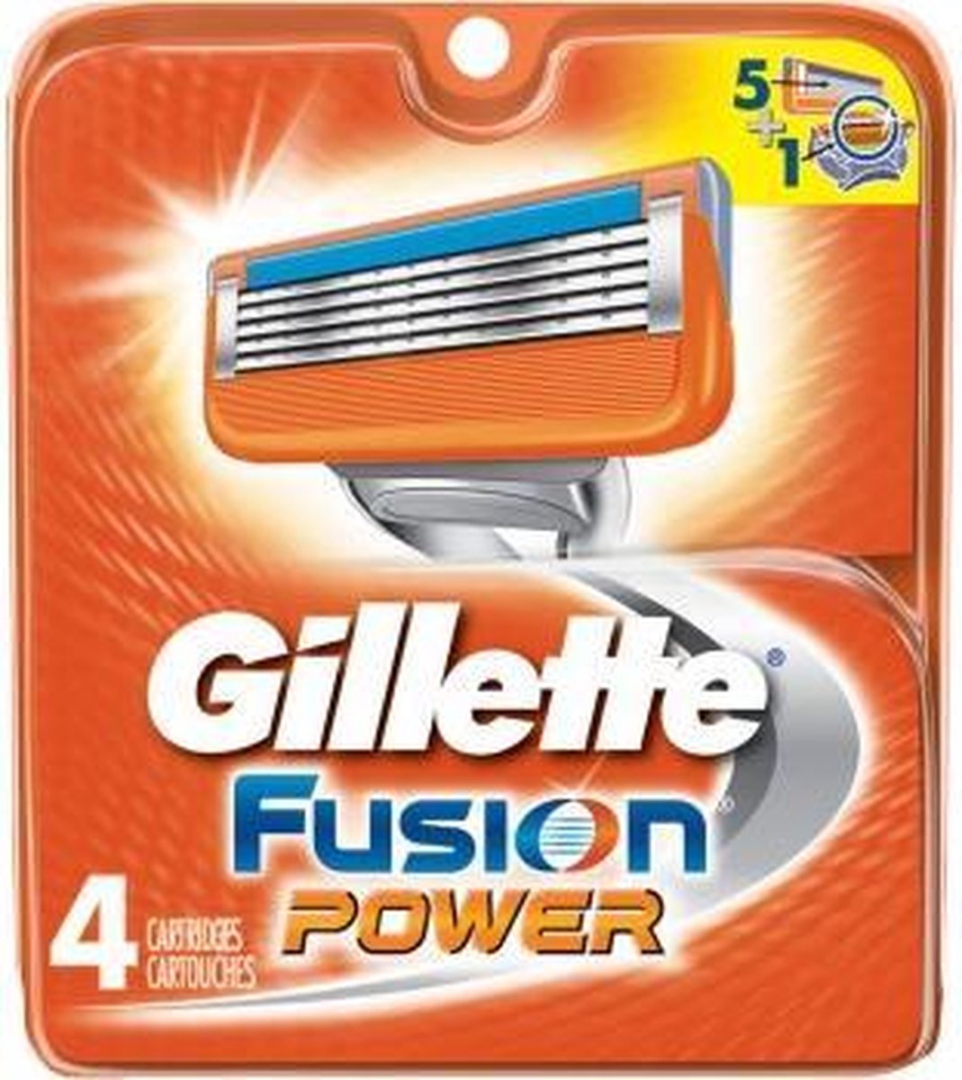 Gillette Fusion Power scheermesjes (4 st.)