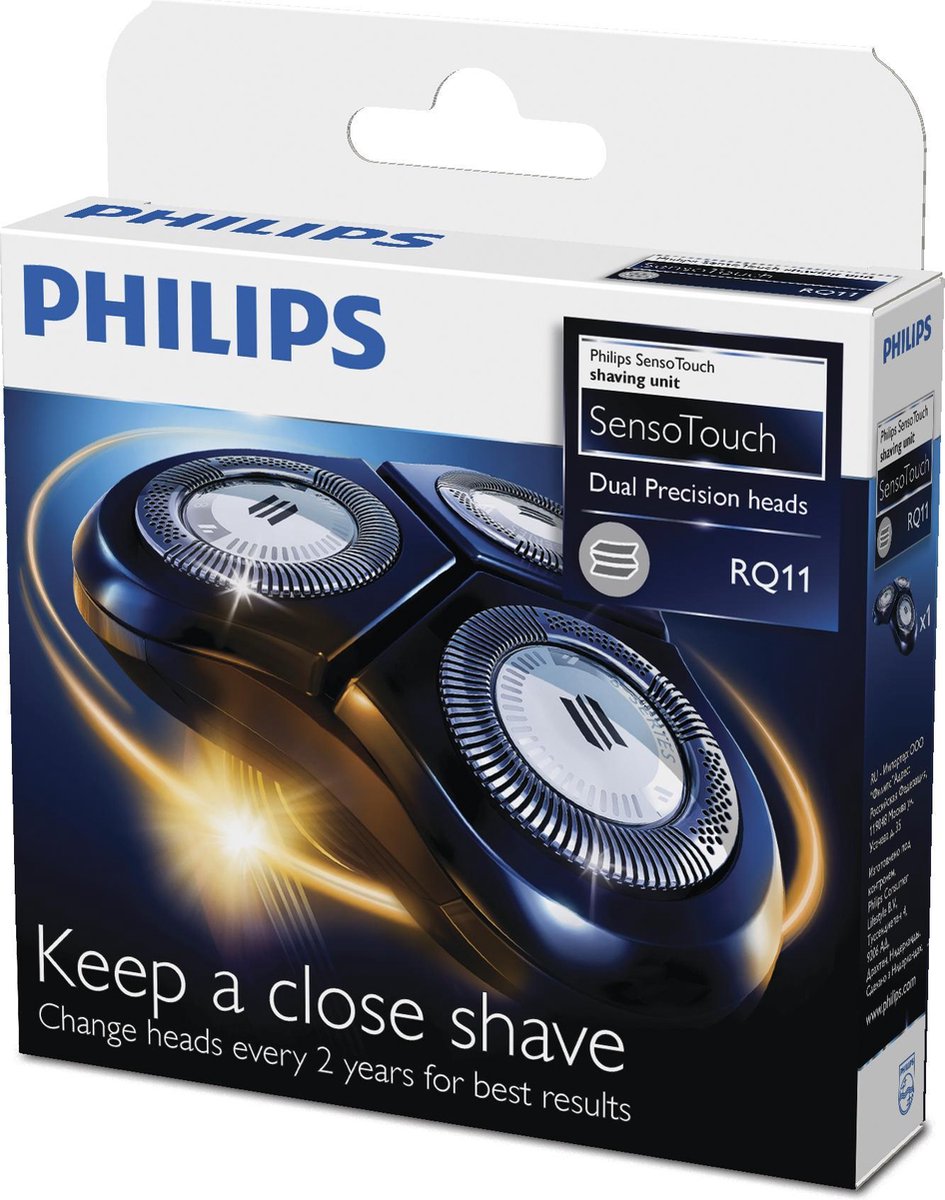 Philips RQ11 SensoTouch 2D scheerkoppen- scheerunit - Blauw