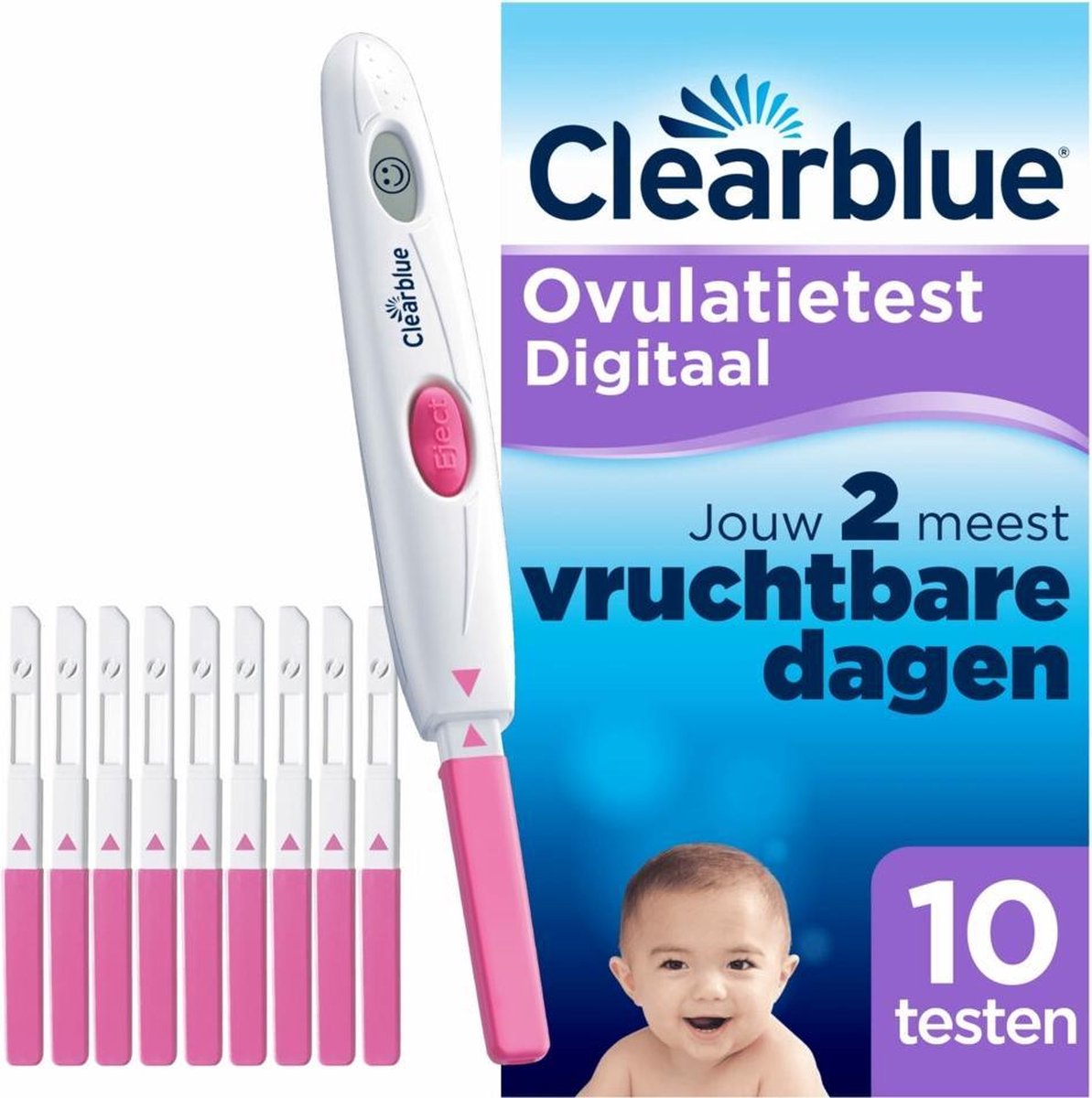 Clearblue digitale Ovulatietest 10 st.